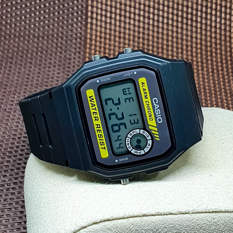 RELOJ CASIO F-94WA-9D HOMBRE RESINA NEGRO - 3