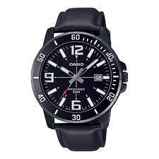 RELOJ CASIO MTP-VD01BL-1BVUDF CUERO NEGRO HOMBRE - 1