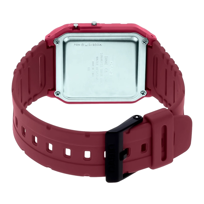 RELOJ CASIO CALCULADORA CA-53WF-4BDF HOMBRE RESINA ROJO - 3