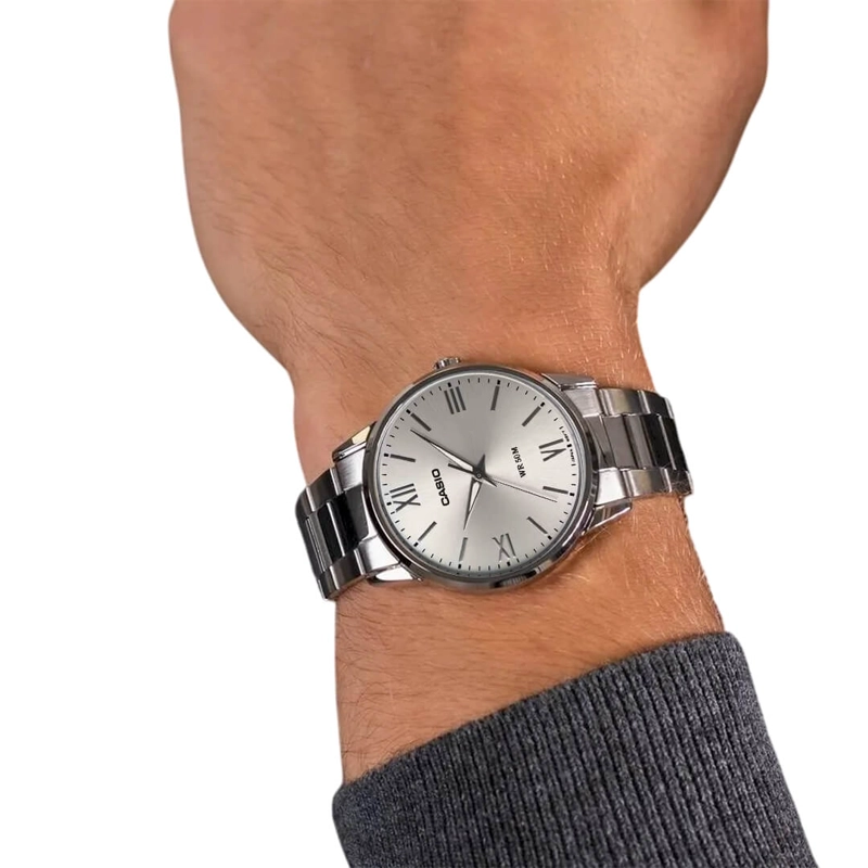 RELOJ CASIO MTP-1303DD-7AV PLATEADO HOMBRE - 3