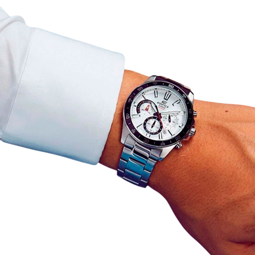 RELOJ EDIFICE EFV-570D-7A HOMBRE ACERO PLATEADO - 3