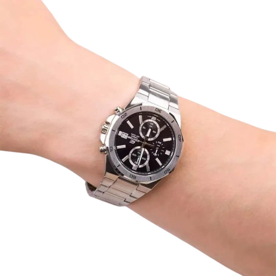 RELOJ EDIFICE EFV-640D-1A HOMBRE ACERO NEGRO - 3