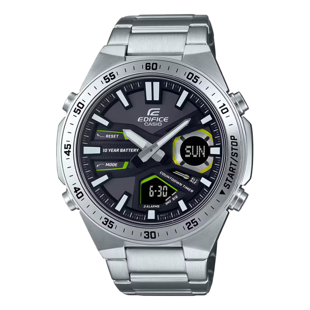 RELOJ EDIFICE EFV-C110DC-1A3V HOMBRE ACERO PLATEADO - 1