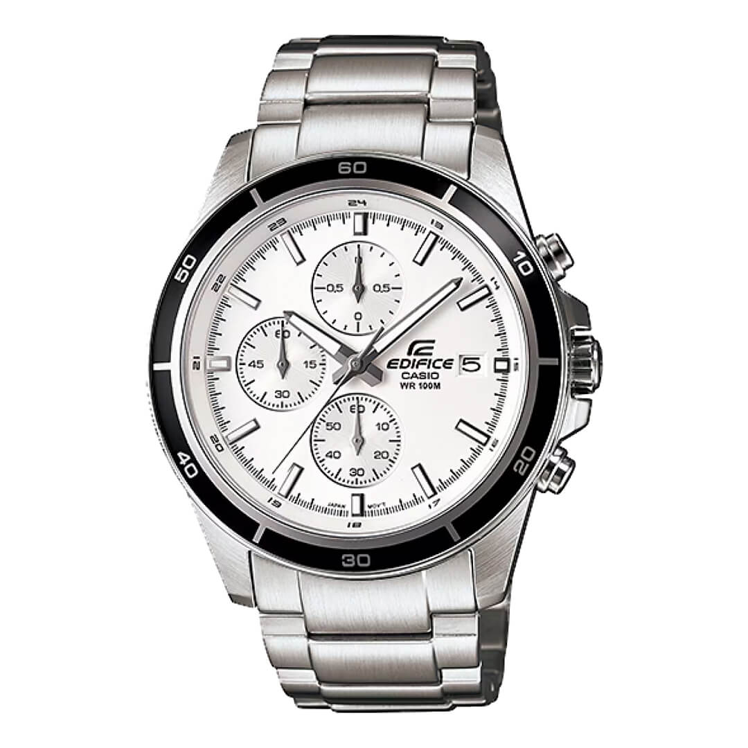 RELOJ EDIFICE EFR-526D-7AV HOMBRE ACERO BLANCO - 1