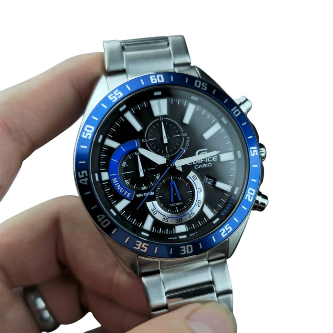 RELOJ EDIFICE EFV-620D-1A2V HOMBRE ACERO NEGRO - 2