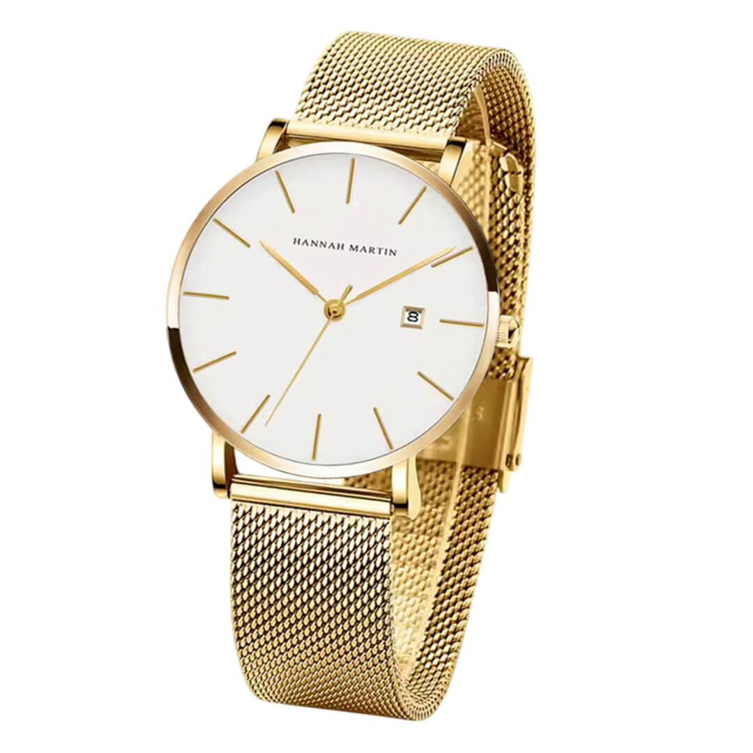 RELOJ HANNAH MARTIN HAN-36 HOMBRE ACERO DORADO - 2
