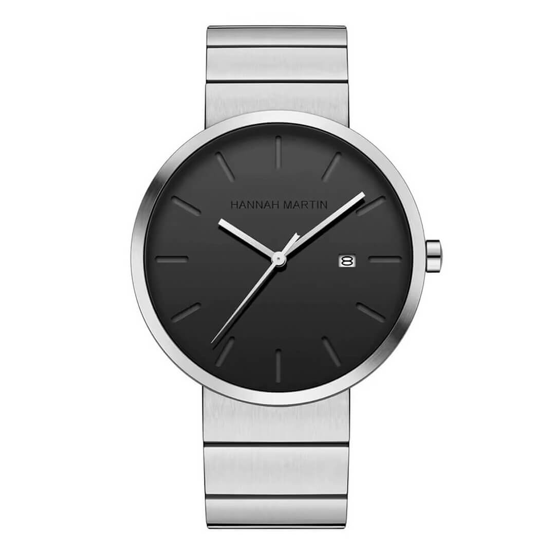 RELOJ HANNAH MARTIN HAN-42 HOMBRE ACERO PLATEADO - 1