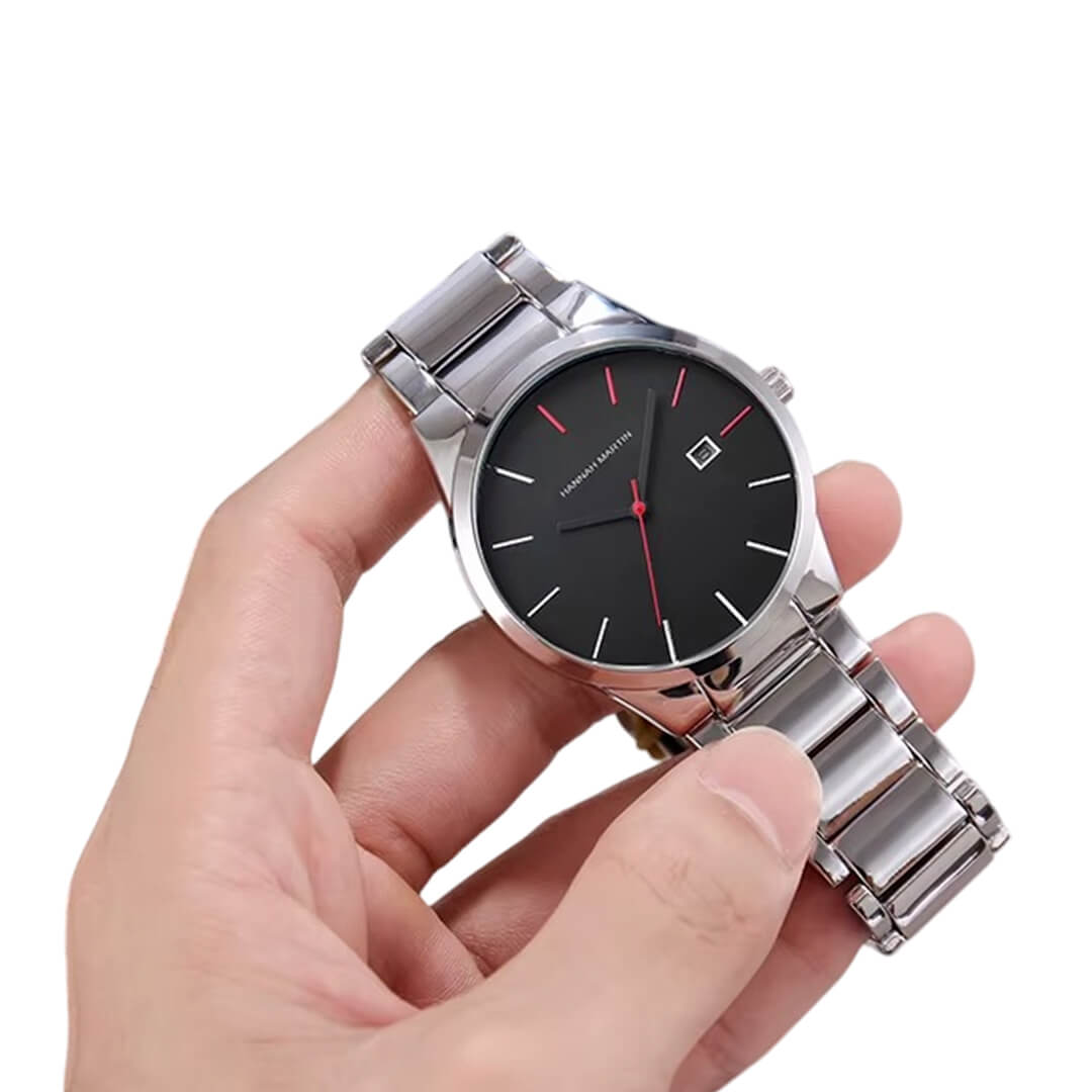 RELOJ HANNAH MARTIN HAN-43 HOMBRE ACERO PLATEADO - 2