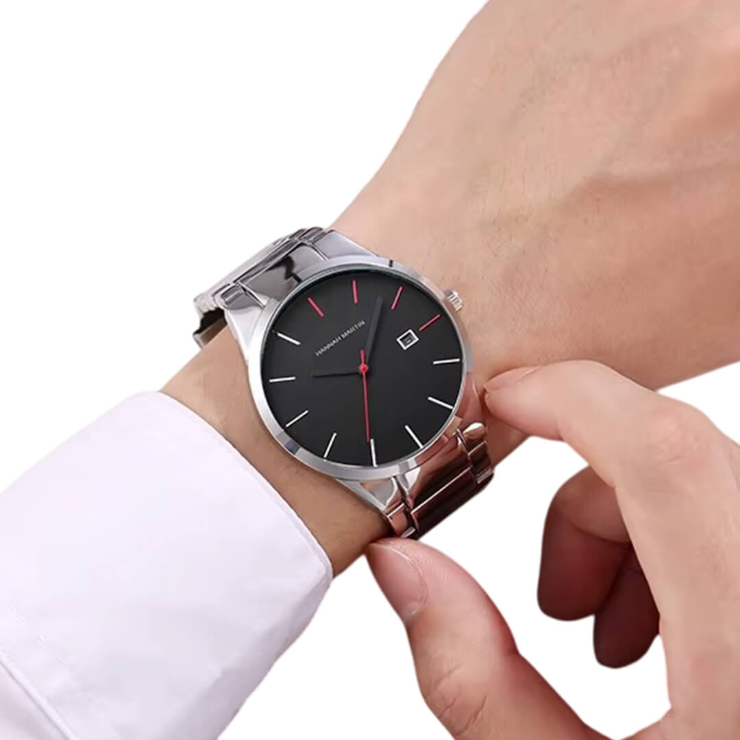 RELOJ HANNAH MARTIN HAN-43 HOMBRE ACERO PLATEADO - 3