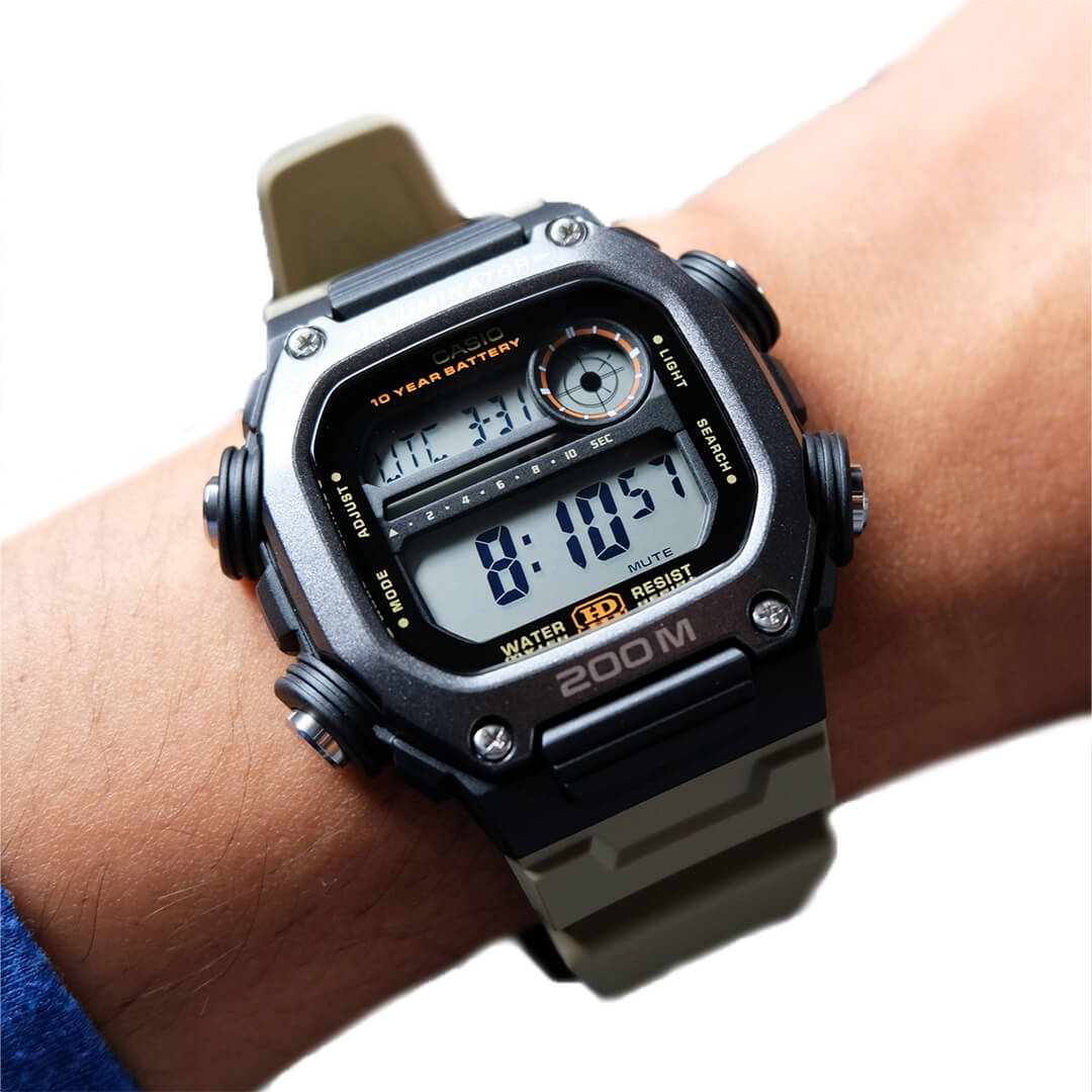 RELOJ CASIO DW-291HX-5AV HOMBRE RESINA VERDE - 3