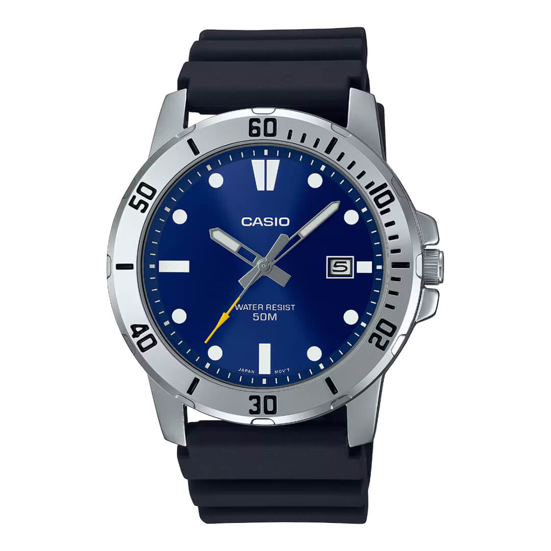RELOJ CASIO MTP-VD01-2E HOMBRE RESINA NEGRO - 1