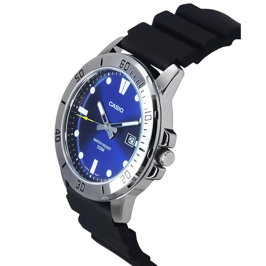 RELOJ CASIO MTP-VD01-2E HOMBRE RESINA NEGRO - 2