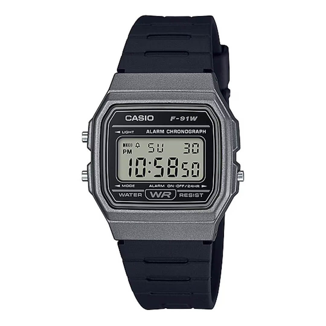 RELOJ CASIO F-91WM-1BD HOMBRE RESINA NEGRO - 1