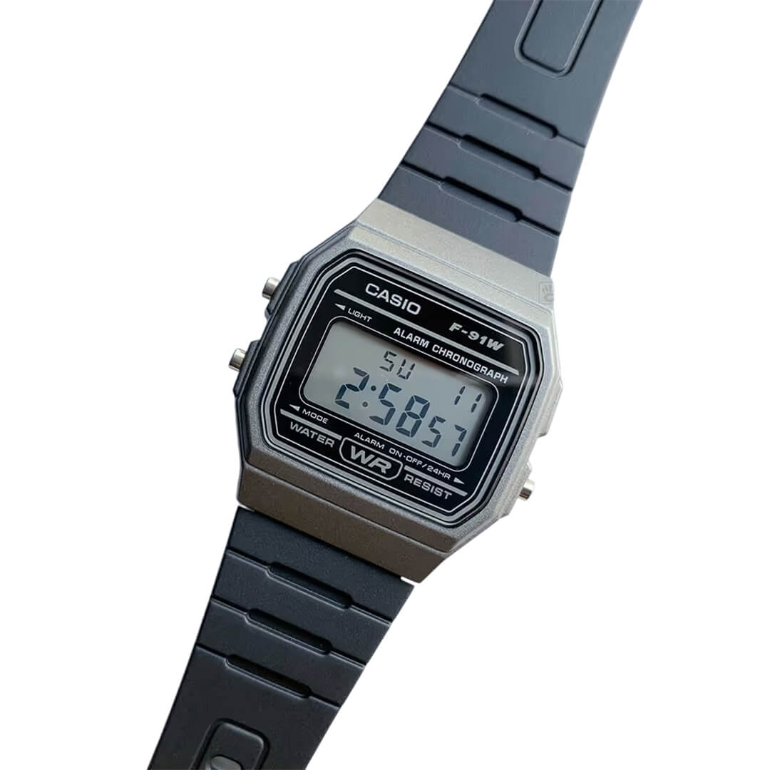 RELOJ CASIO F-91WM-1BD HOMBRE RESINA NEGRO - 3