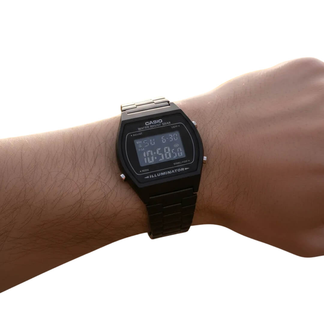 RELOJ CASIO B640WB-1AD HOMBRE ACERO NEGRO - 3