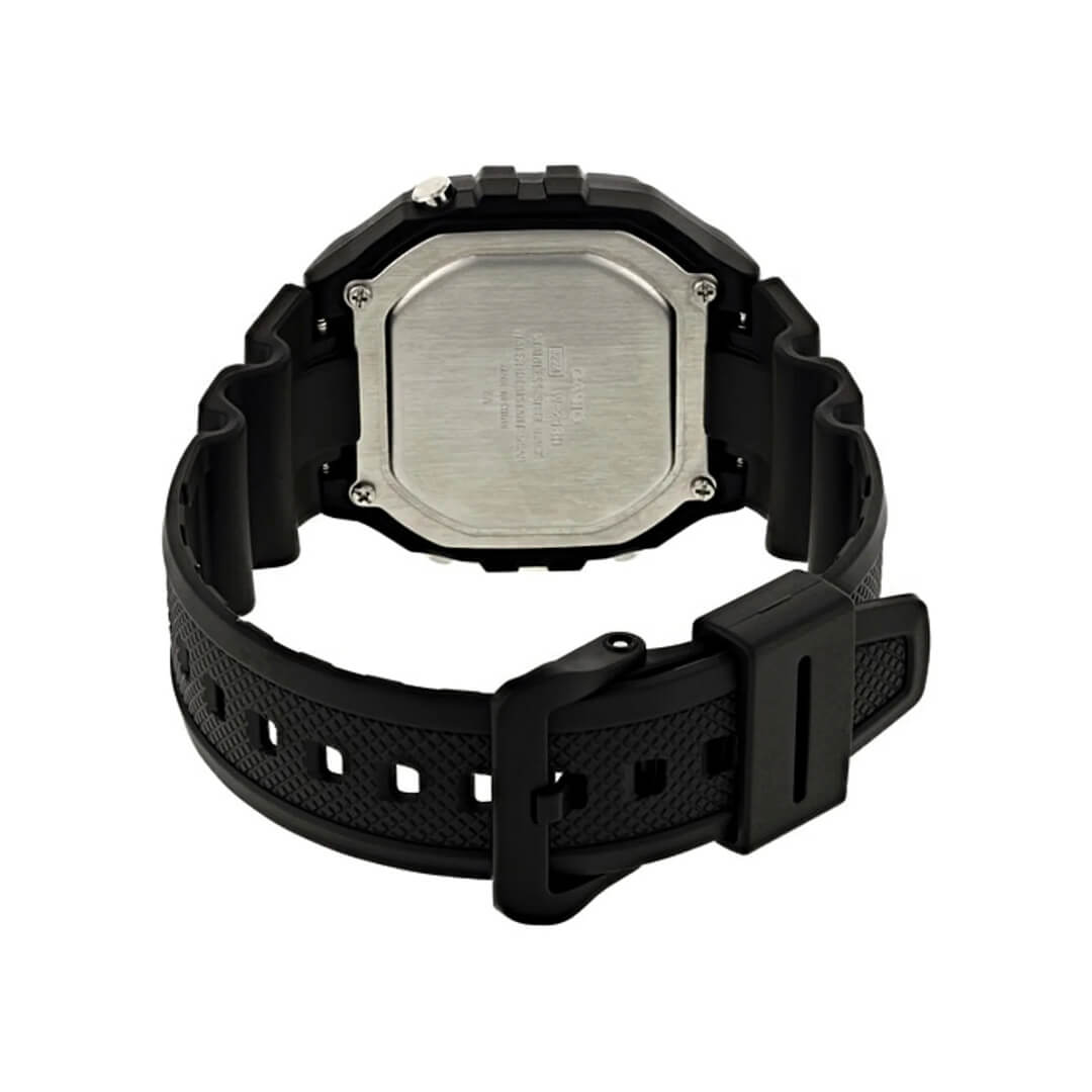 RELOJ CASIO W-218H-1BV HOMBRE RESINA NEGRO - 4