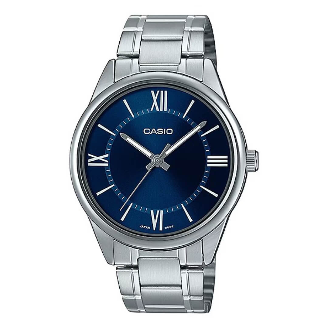 RELOJ CASIO MTP-V005D-2B5 HOMBRE ACERO PLATEADO - 1