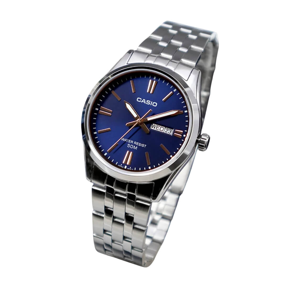 RELOJ CASIO MTP-1335D-2A2 HOMBRE ACERO PLATEADO - 2