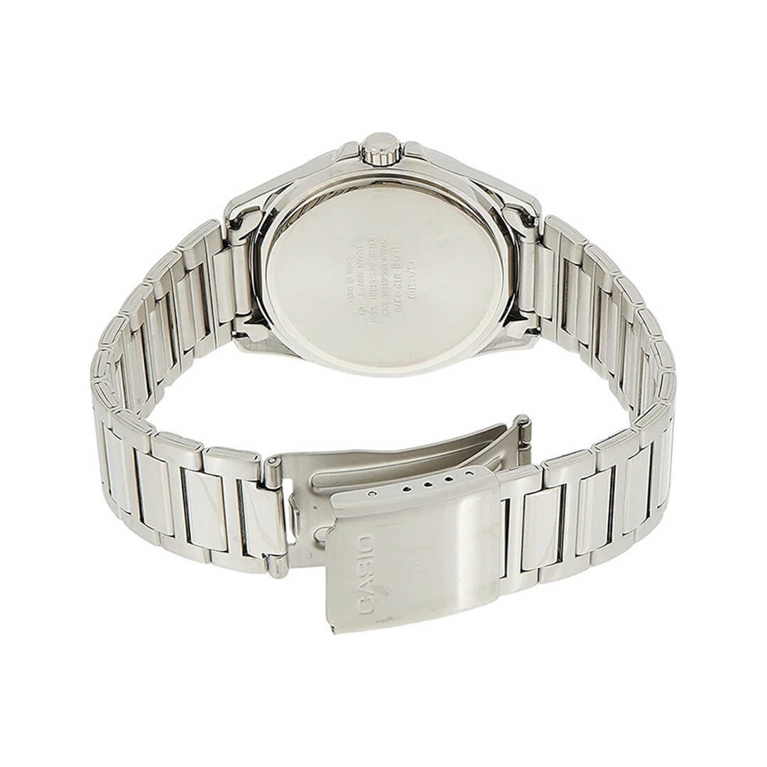 RELOJ CASIO MTP-1370D-1A1 HOMBRE ACERO PLATEADO - 4