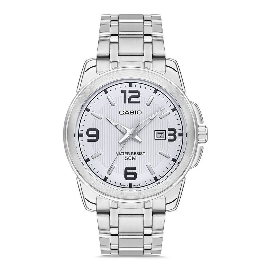RELOJ CASIO MTP-1314D-7AV HOMBRE ACERO PLATEADO - 2