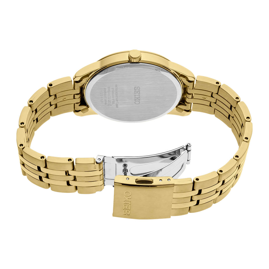 RELOJ SEIKO ESSENTIALS SUR442 HOMBRE ACERO DORADO - 5