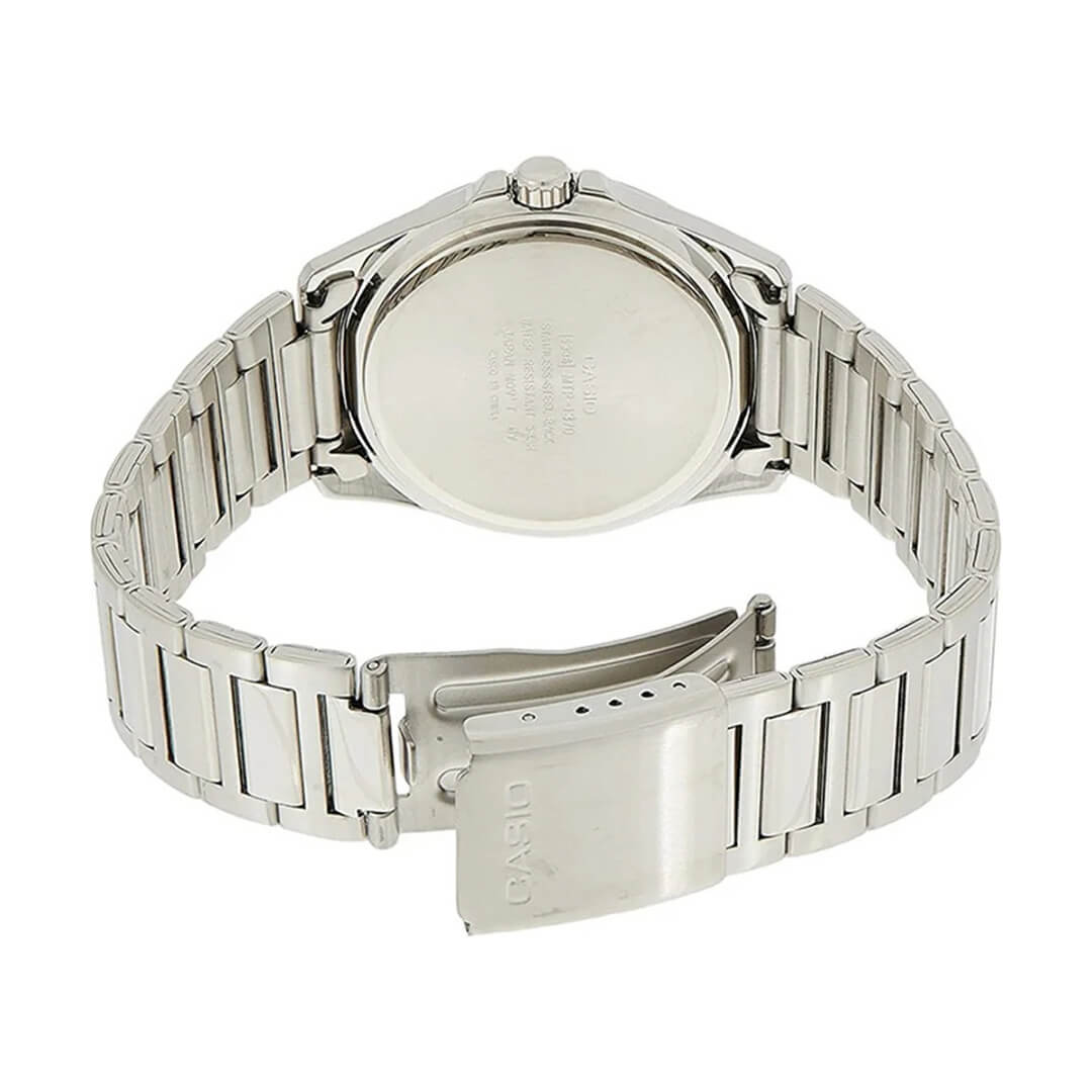 RELOJ CASIO MTP-1370D-2A2VDF HOMBRE ACERO PLATEADO - 4