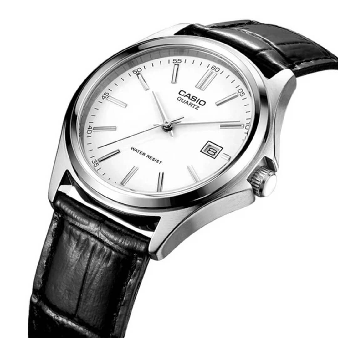 RELOJ CASIO MTP-1183E-7ADF HOMBRE CUERO NEGRO - 2