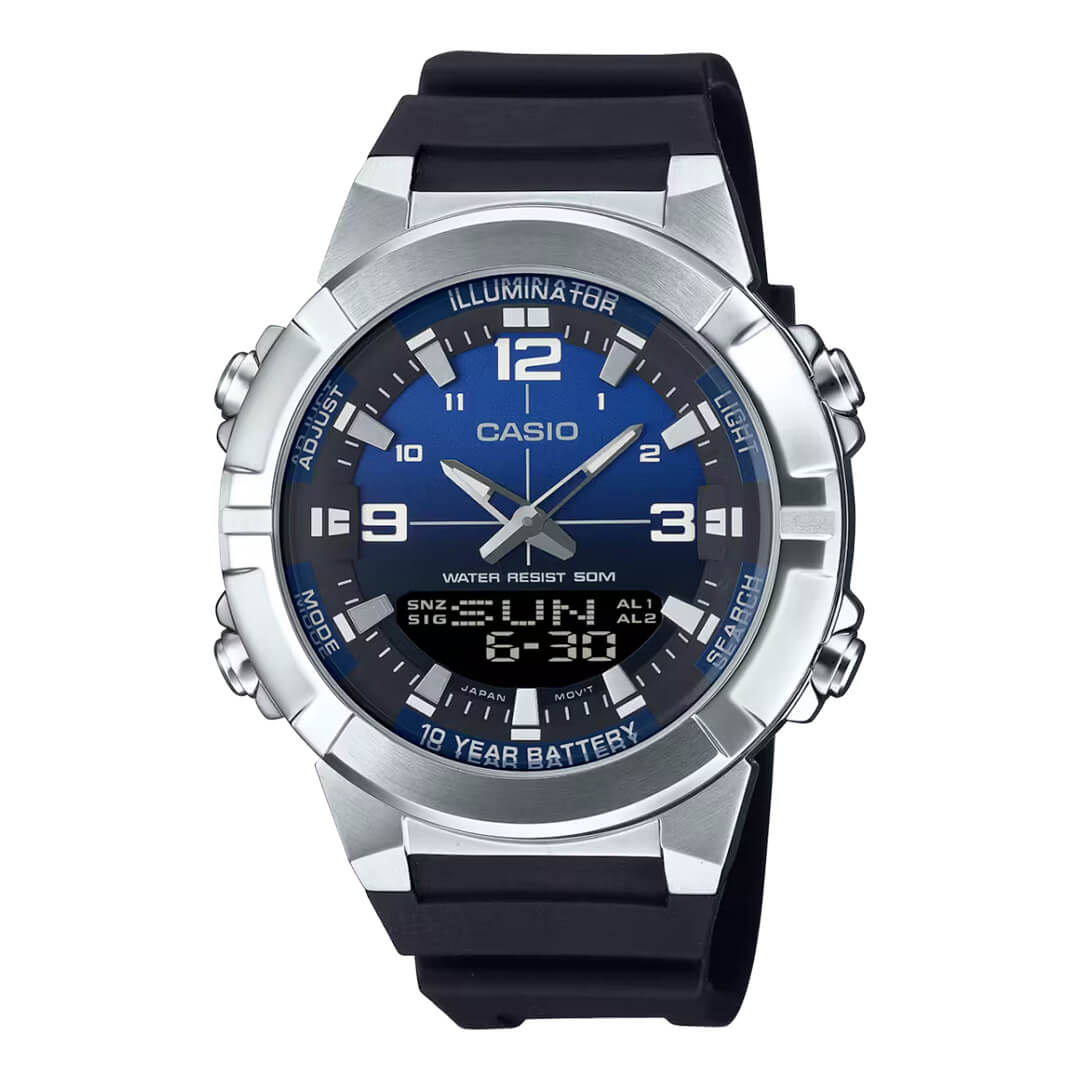 RELOJ CASIO AMW-870A-2AVDF HOMBRE RESINA NEGRO - 1