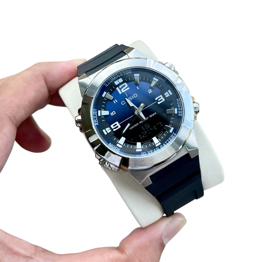 RELOJ CASIO AMW-870A-2AVDF HOMBRE RESINA NEGRO - 3