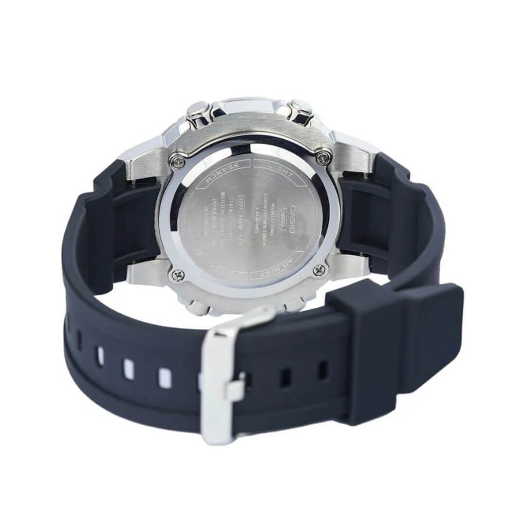 RELOJ CASIO AMW-870A-2AVDF HOMBRE RESINA NEGRO - 5