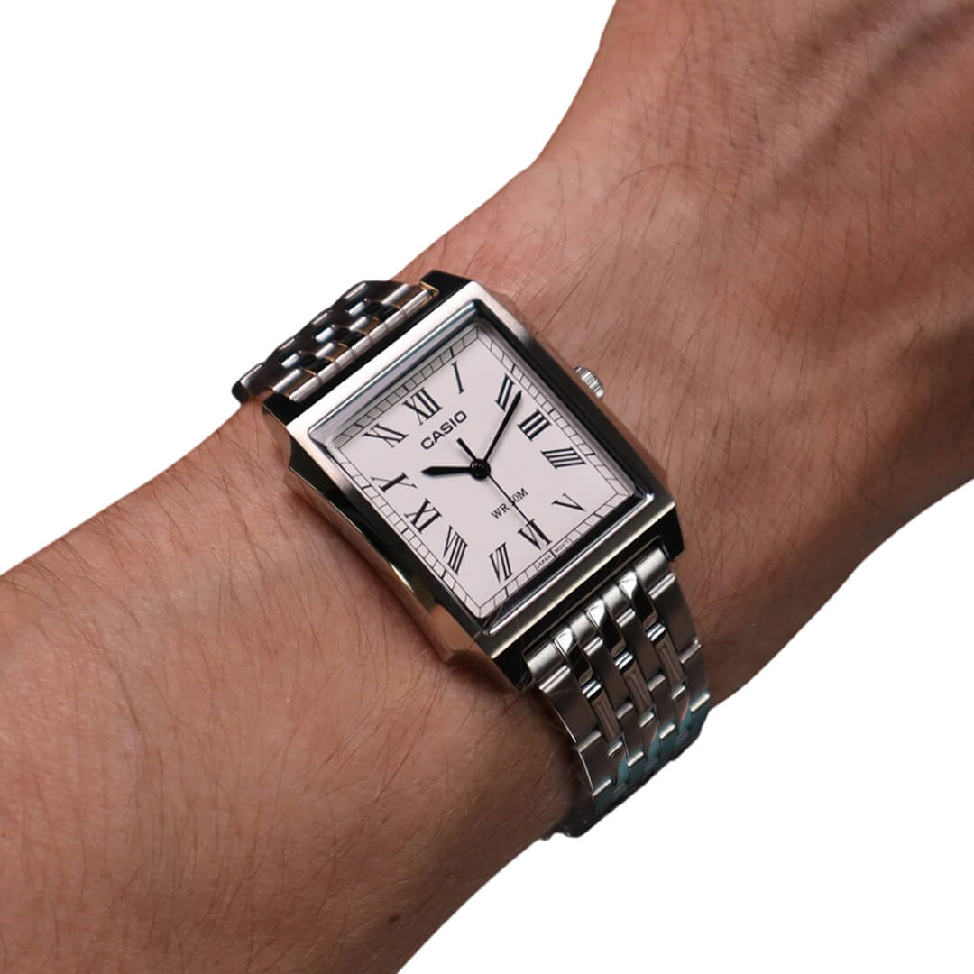 RELOJ CASIO MTP-B190D-7BVDF HOMBRE ACERO PLATEADO - 3