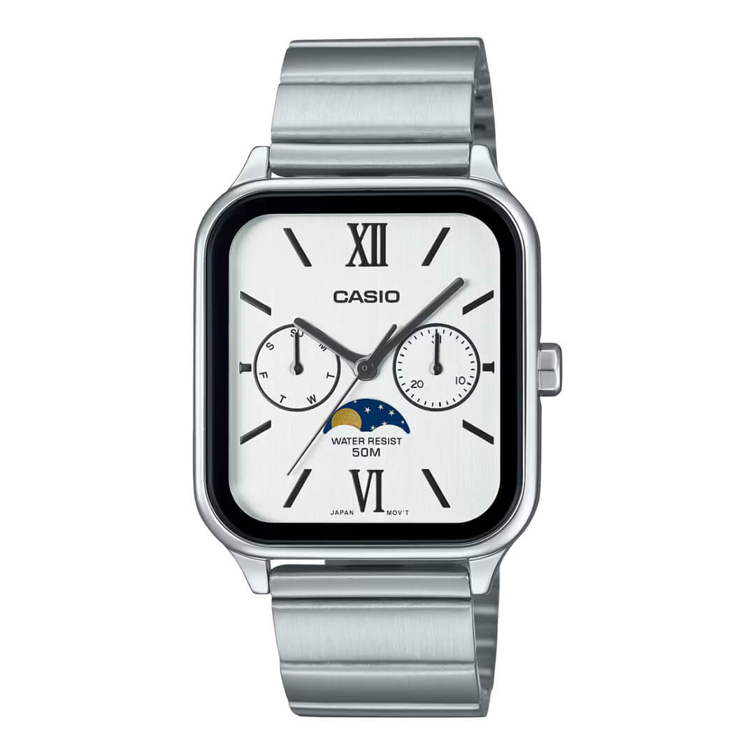 RELOJ CASIO MTP-M305D-7A2VDF HOMBRE ACERO PLATEADO - 1
