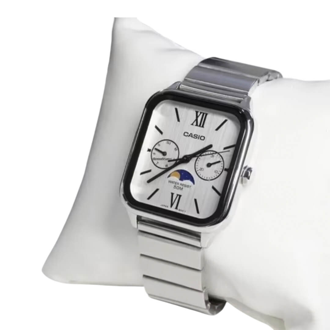 RELOJ CASIO MTP-M305D-7A2VDF HOMBRE ACERO PLATEADO - 3
