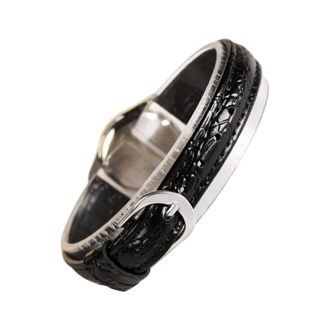 RELOJ CASIO LTP-1094E-7A MUJER CUERO NEGRO - 4