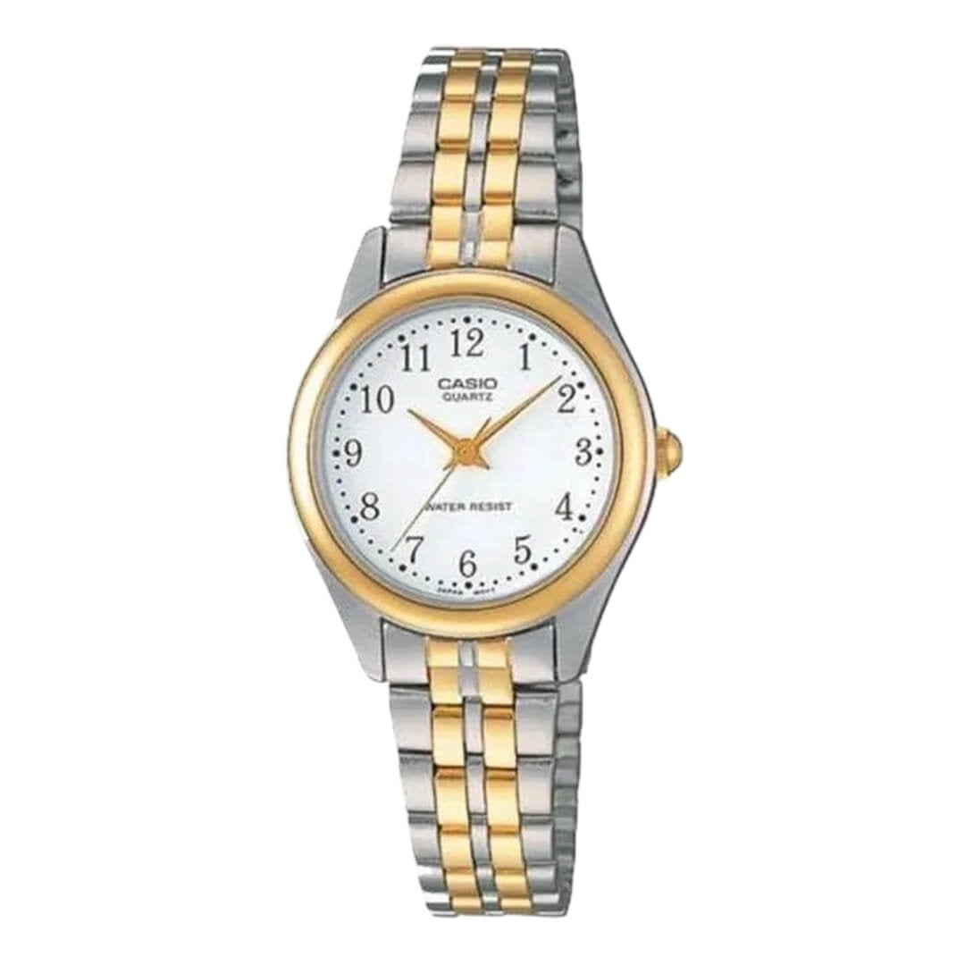 RELOJ CASIO LTP-1129G-7B MUJER ACERO PLATEADO - 1