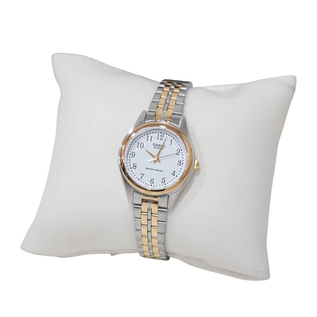 RELOJ CASIO LTP-1129G-7B MUJER ACERO PLATEADO - 2