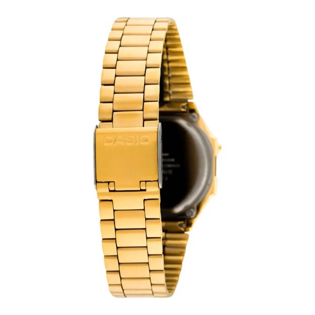 RELOJ CASIO A168WG-9W MUJER ACERO DORADO - 3