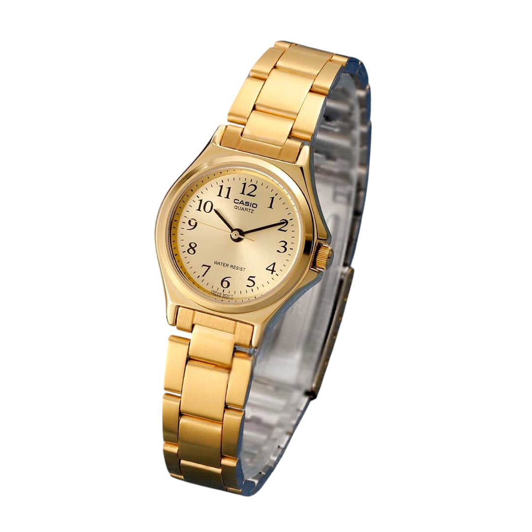 RELOJ CASIO LTP-1130N-9B MUJER ACERO DORADO - 2