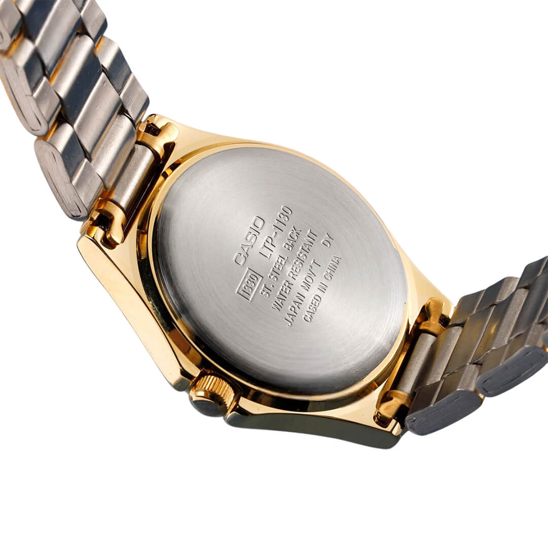 RELOJ CASIO LTP-1130N-9B MUJER ACERO DORADO - 5