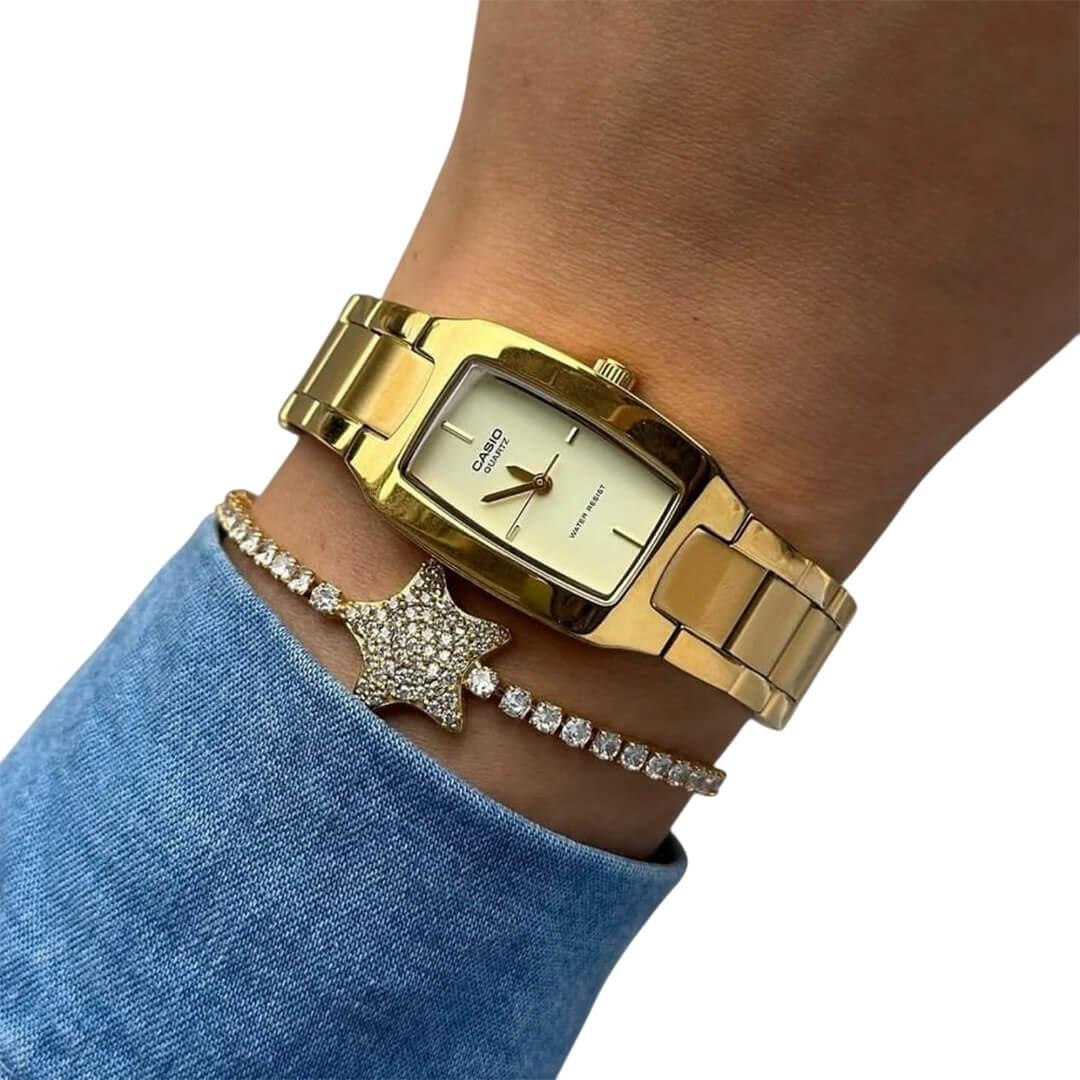 RELOJ CASIO LTP-1165N-9C MUJER ACERO DORADO - 3