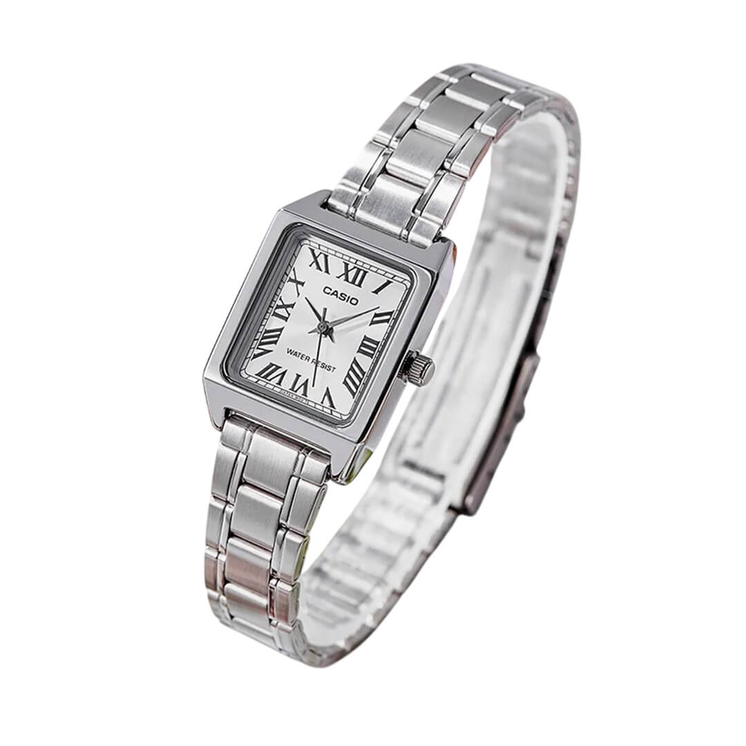 RELOJ CASIO LTP-V007D-7B MUJER ACERO PLATEADO - 2