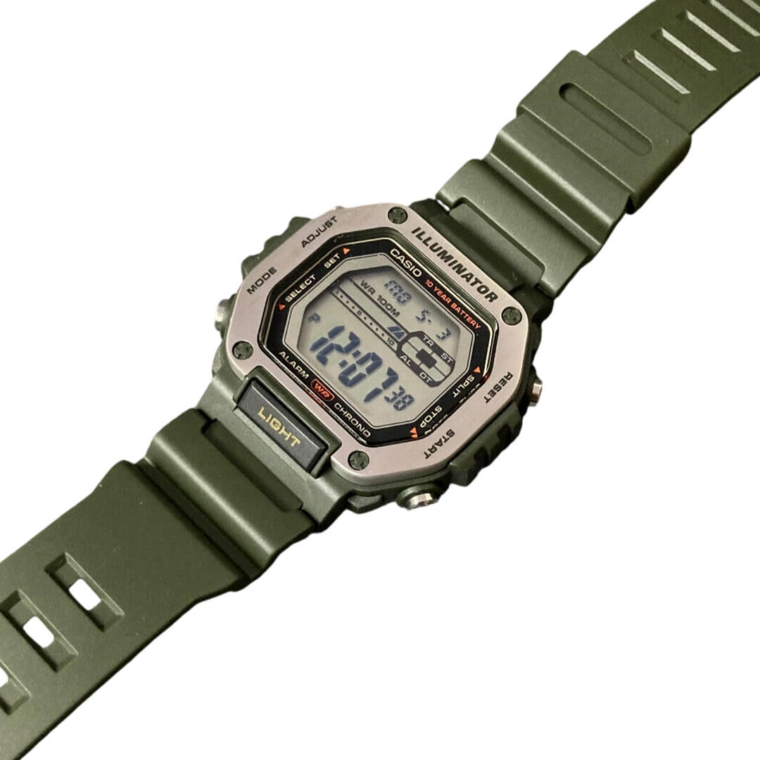 RELOJ CASIO MWD-110H-3AV HOMBRE RESINA VERDE - 2