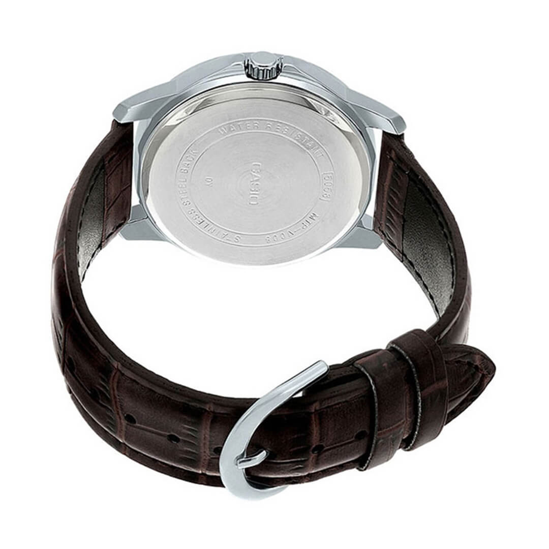 RELOJ CASIO MTP-V300L-7AU HOMBRE CUERO MARRÓN - 4