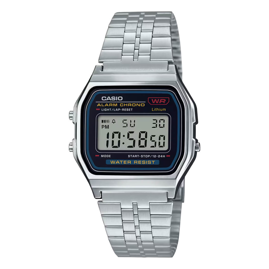 RELOJ CASIO A159WA-N1DF HOMBRE ACERO PLATEADO - 1