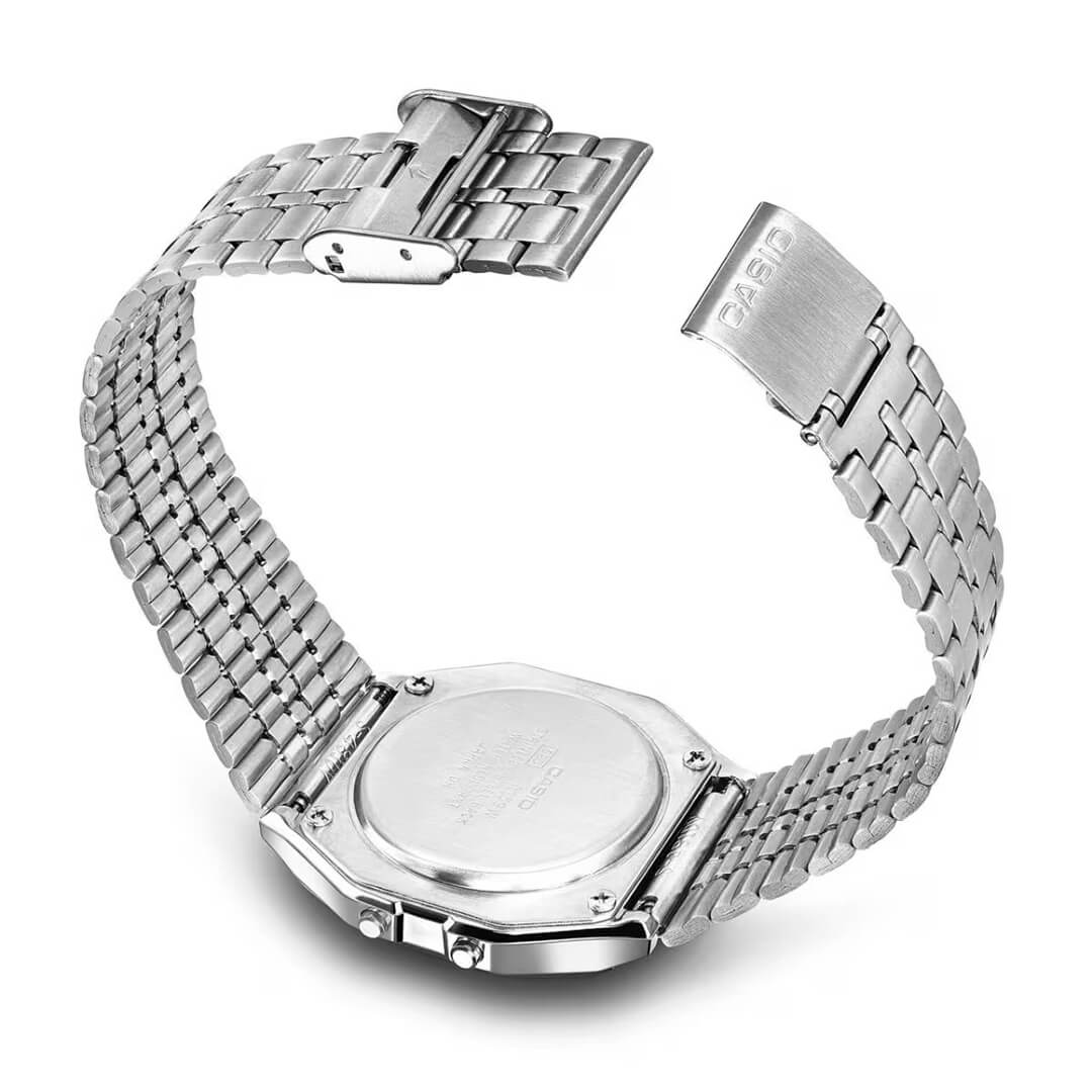 RELOJ CASIO A159WA-N1DF HOMBRE ACERO PLATEADO - 4