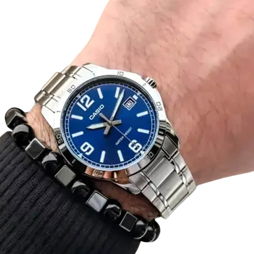 RELOJ CASIO MTP-V004D-2BUDF HOMBRE ACERO PLATEADO - 2