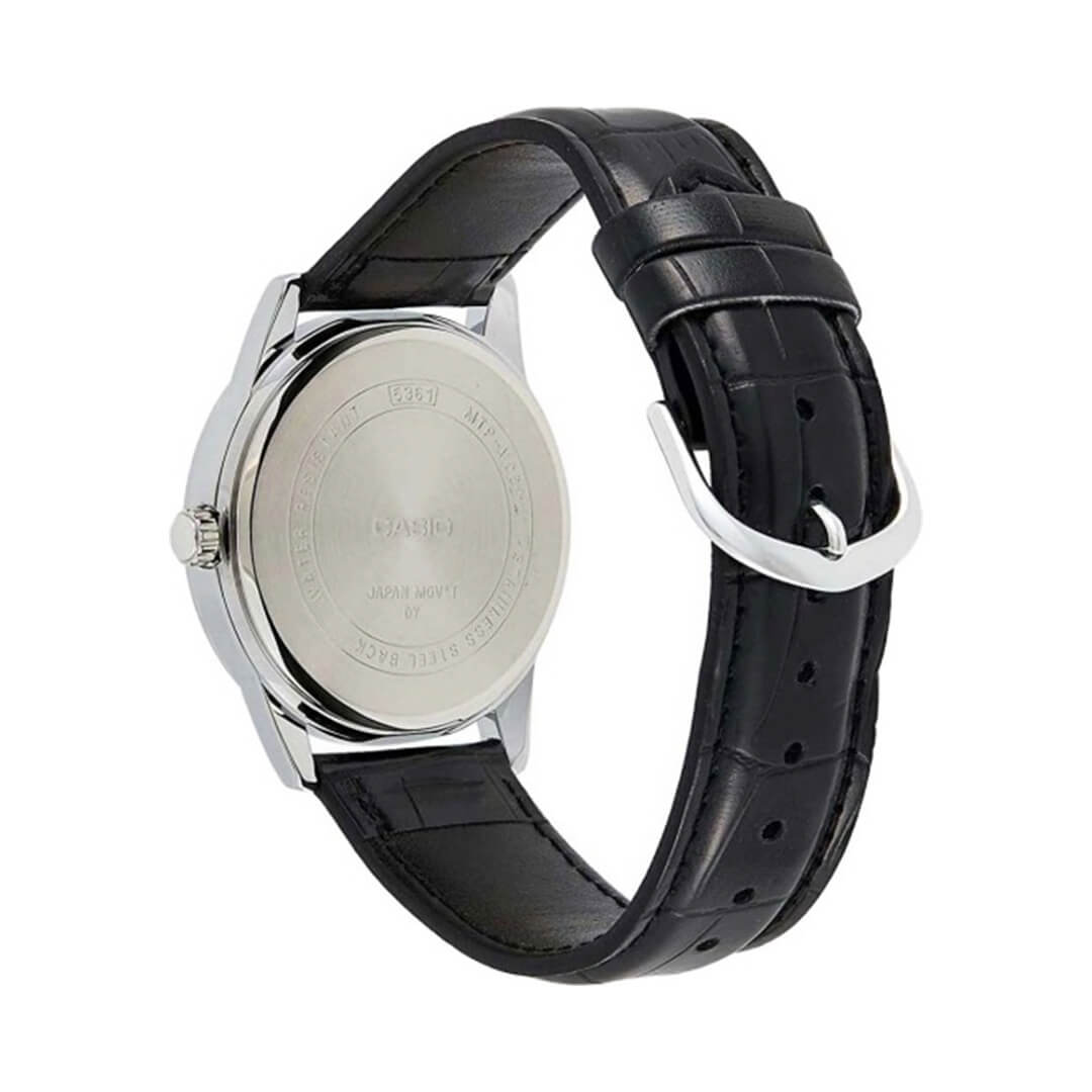 RELOJ CASIO MTP-V001L-1B HOMBRE CUERO NEGRO - 5