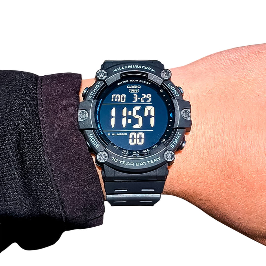 RELOJ CASIO AE-1500WH-8BV HOMBRE RESINA GRIS - 4