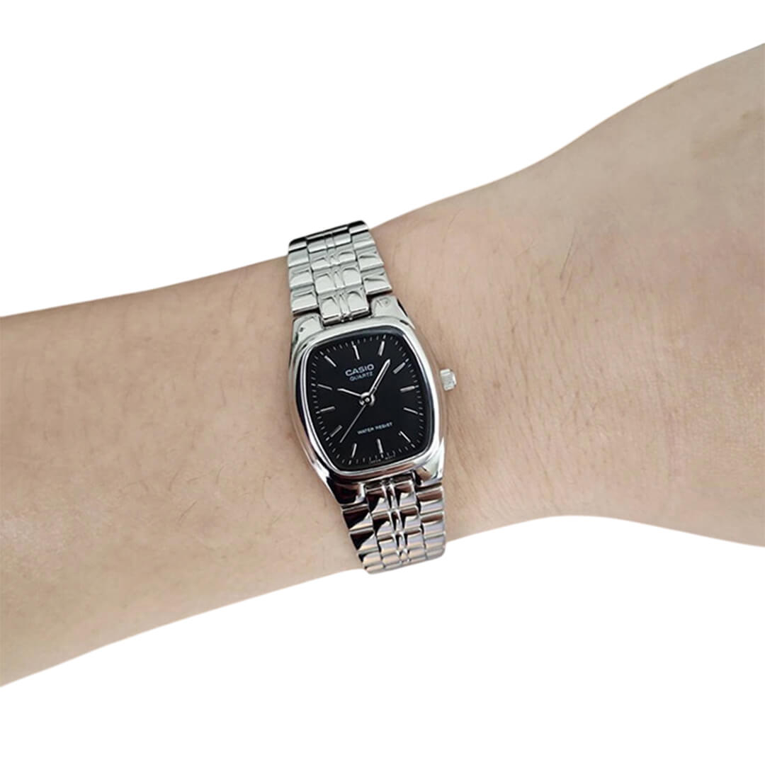 RELOJ CASIO LTP-1169D-1A MUJER ACERO PLATEADO - 3