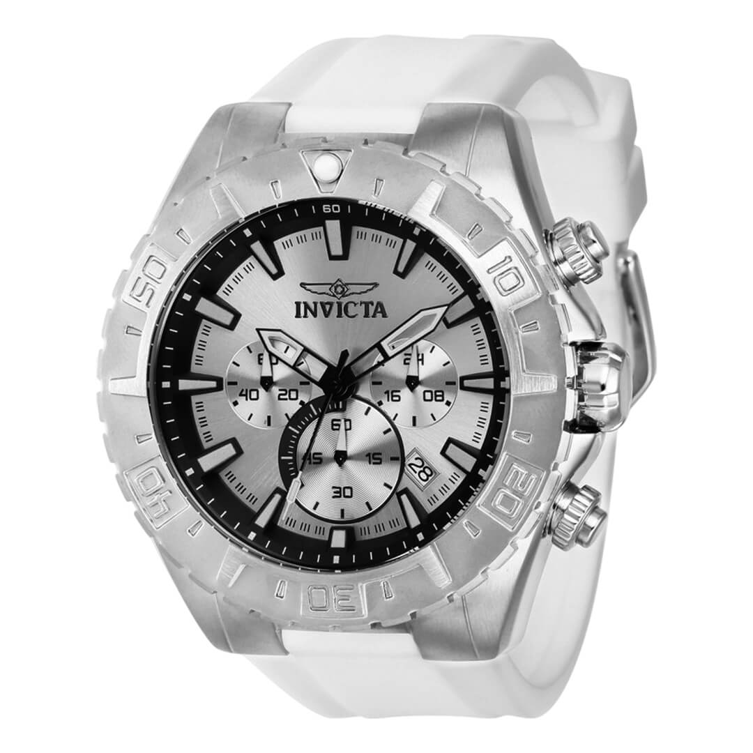 RELOJ INVICTA AVIATOR 37634 HOMBRE BLANCO Y PLATEADO - 1